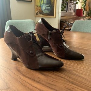 Beston Heeled Oxfords never worn!